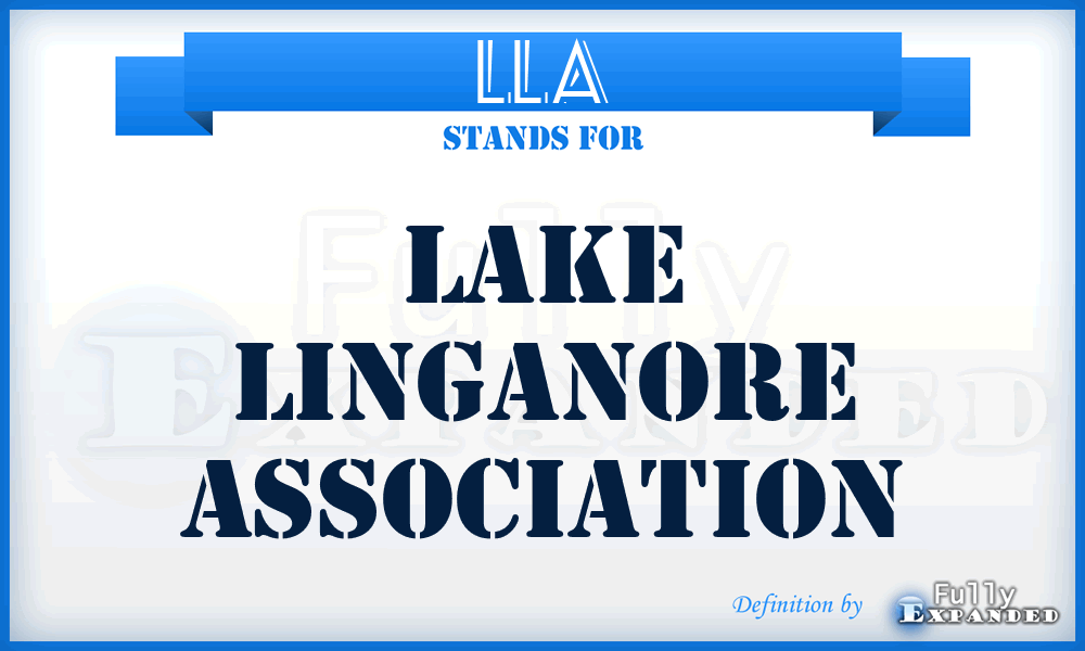 LLA - Lake Linganore Association