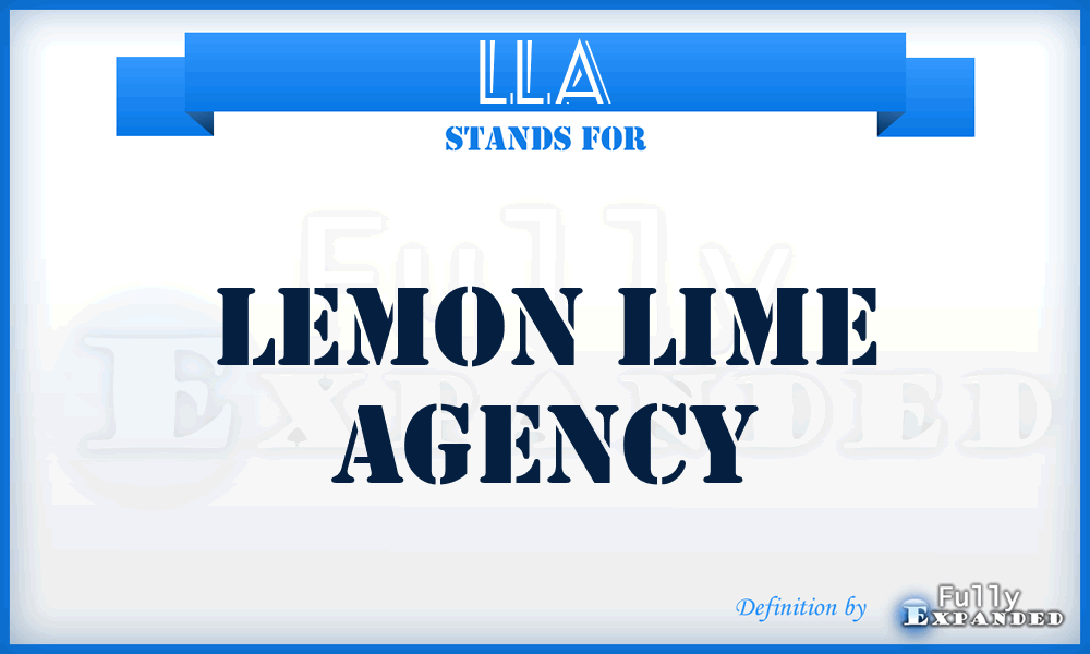 LLA - Lemon Lime Agency