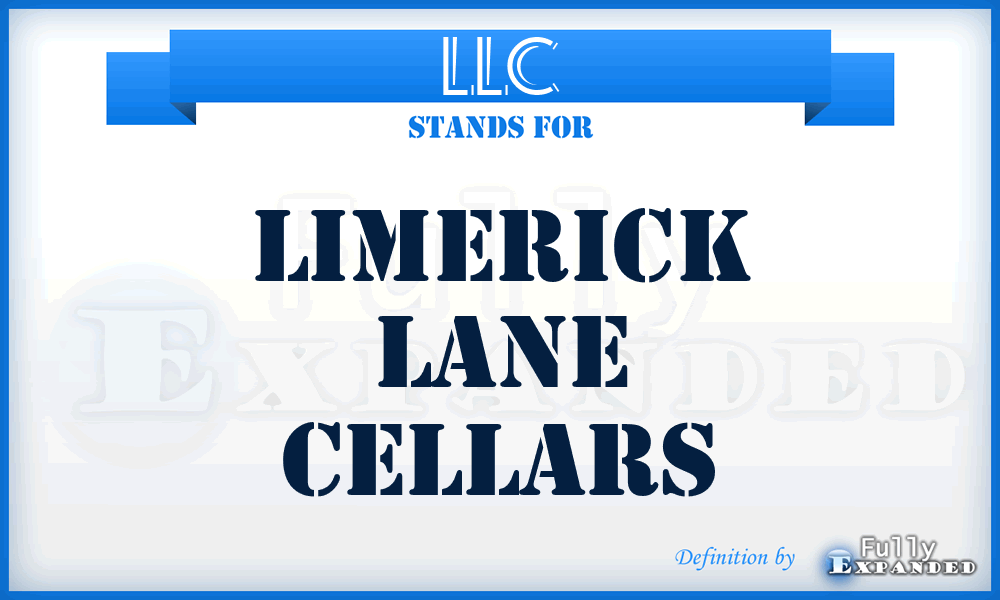 LLC - Limerick Lane Cellars
