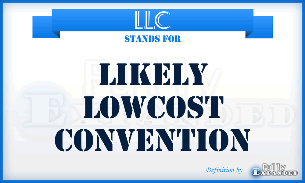LLC - Likely Lowcost Convention