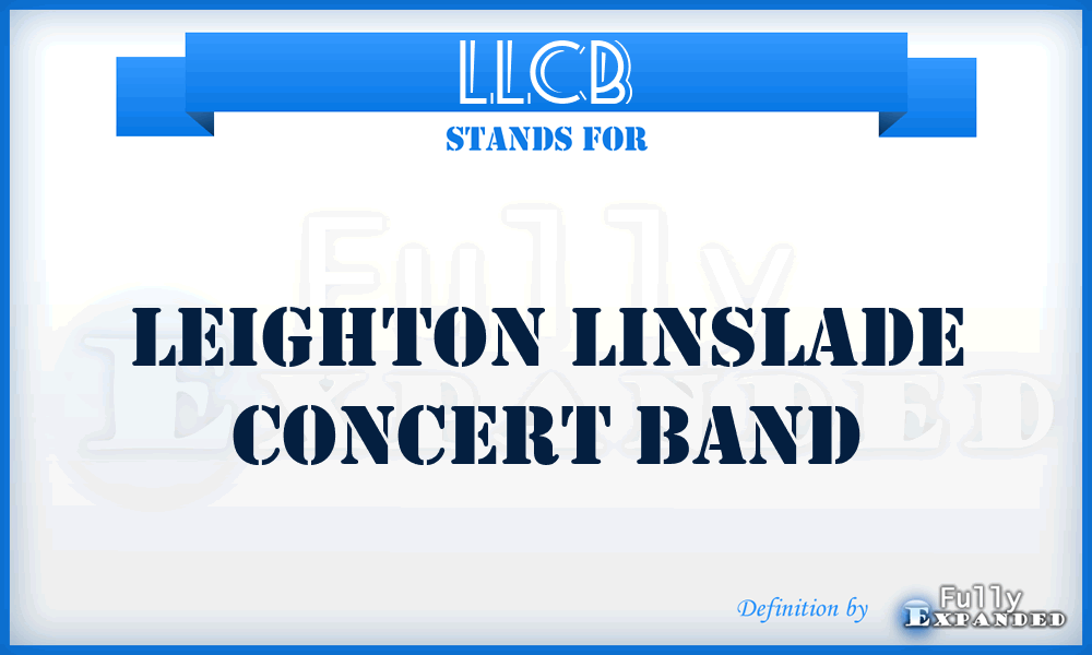 LLCB - Leighton Linslade Concert Band