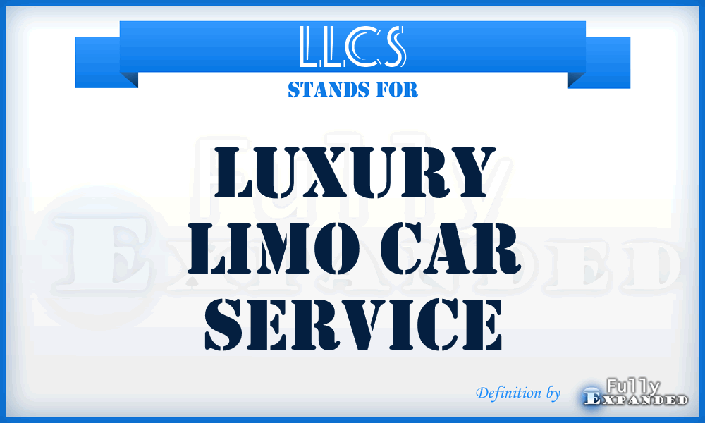 LLCS - Luxury Limo Car Service