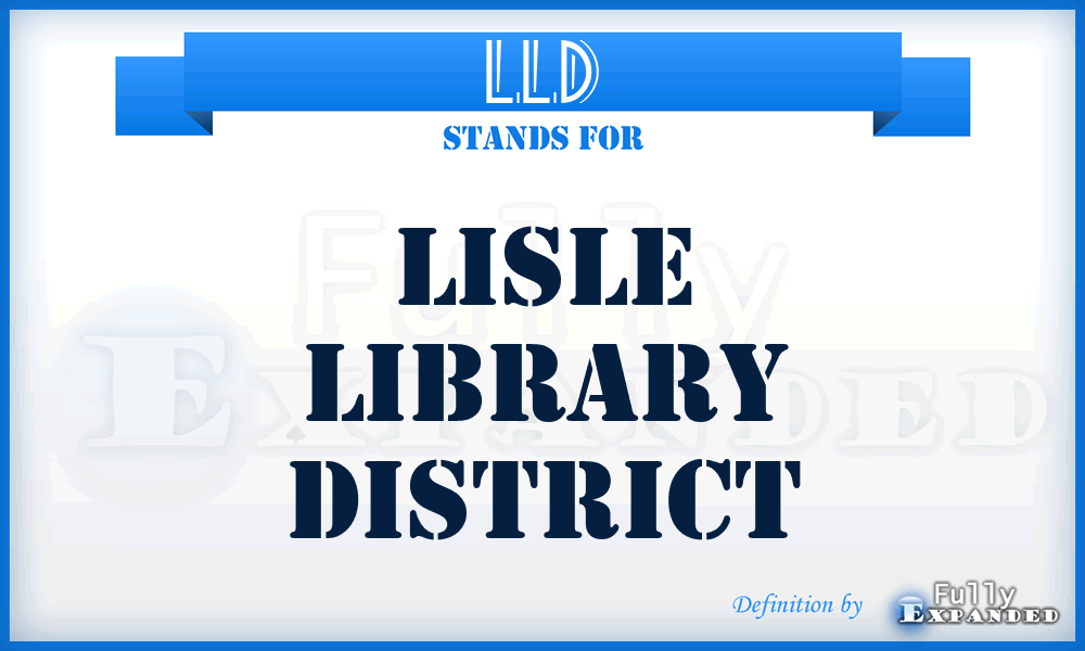 LLD - Lisle Library District
