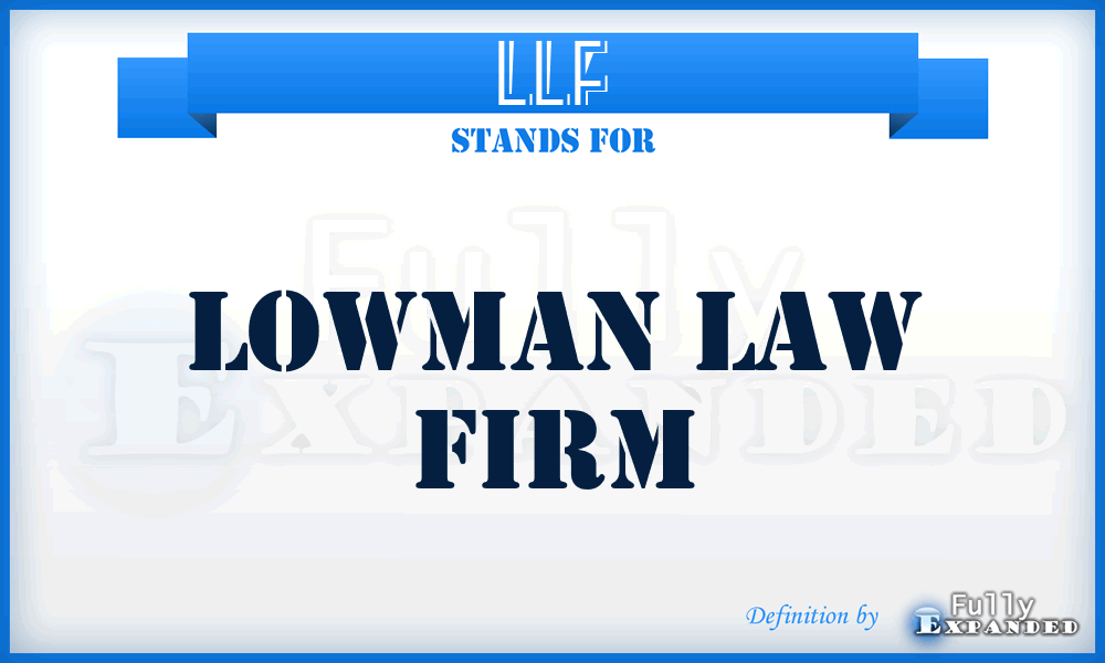 LLF - Lowman Law Firm