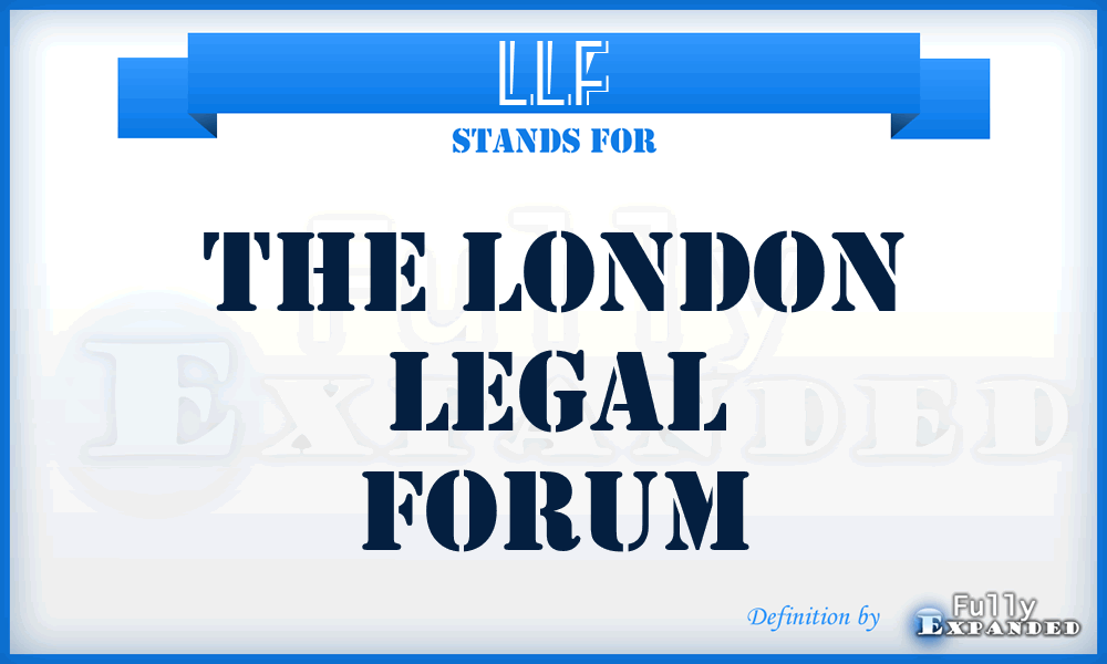 LLF - The London Legal Forum