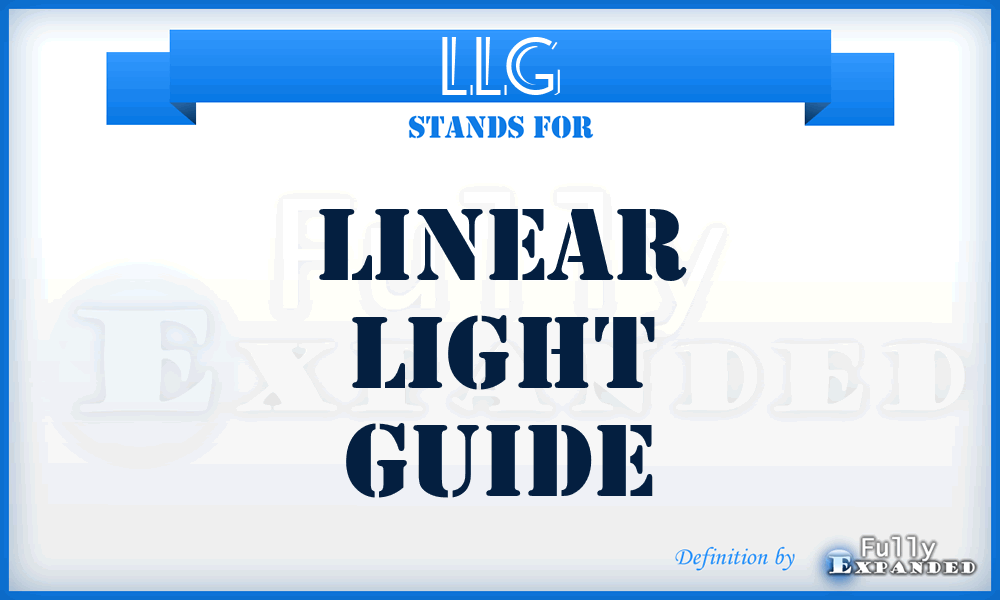 LLG - Linear Light Guide