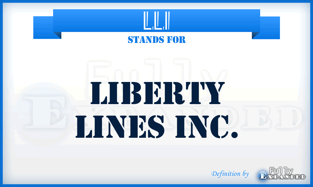 LLI - Liberty Lines Inc.