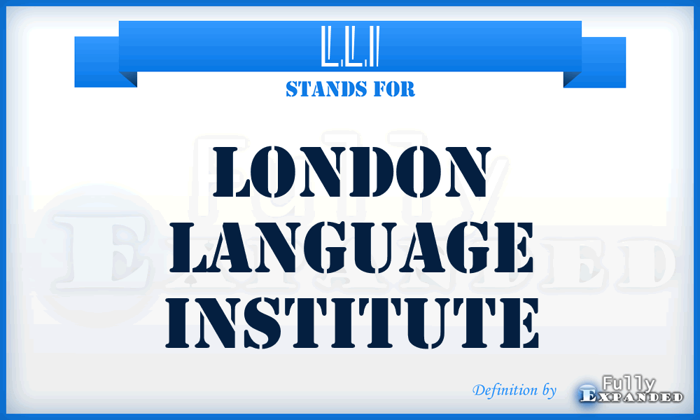 LLI - London Language Institute