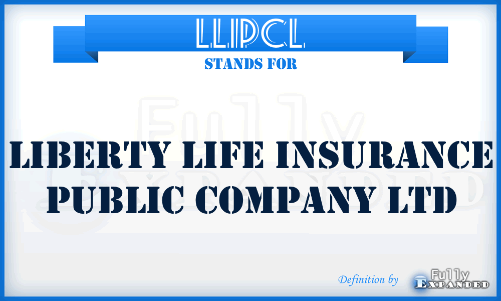 LLIPCL - Liberty Life Insurance Public Company Ltd