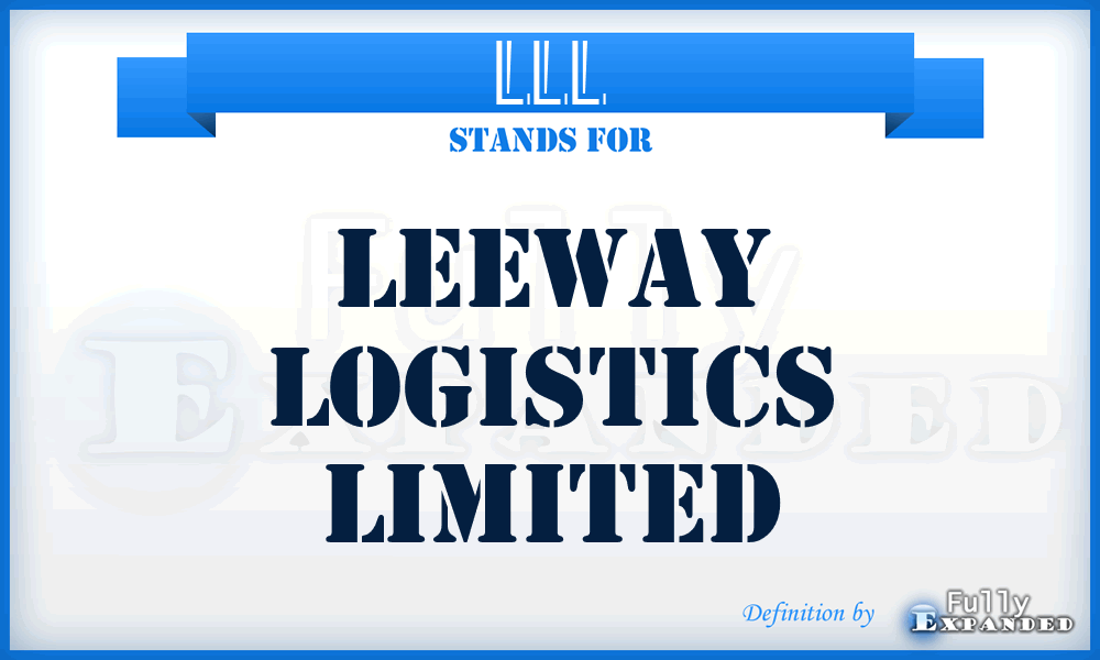 LLL - Leeway Logistics Limited