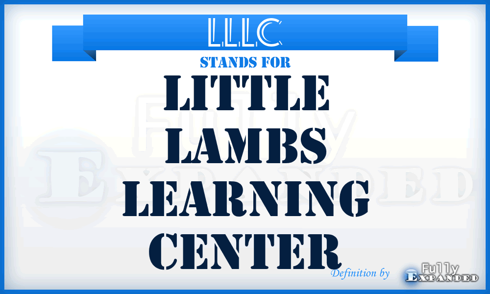 LLLC - Little Lambs Learning Center