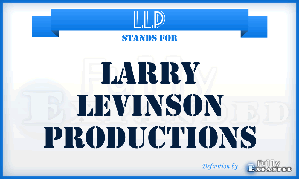 LLP - Larry Levinson Productions