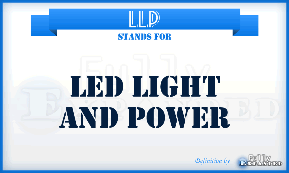 LLP - Led Light and Power