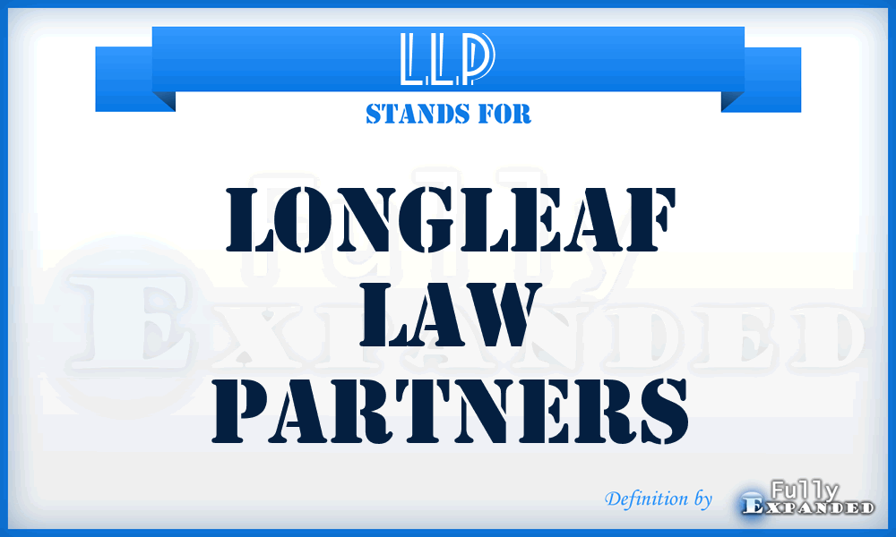LLP - Longleaf Law Partners