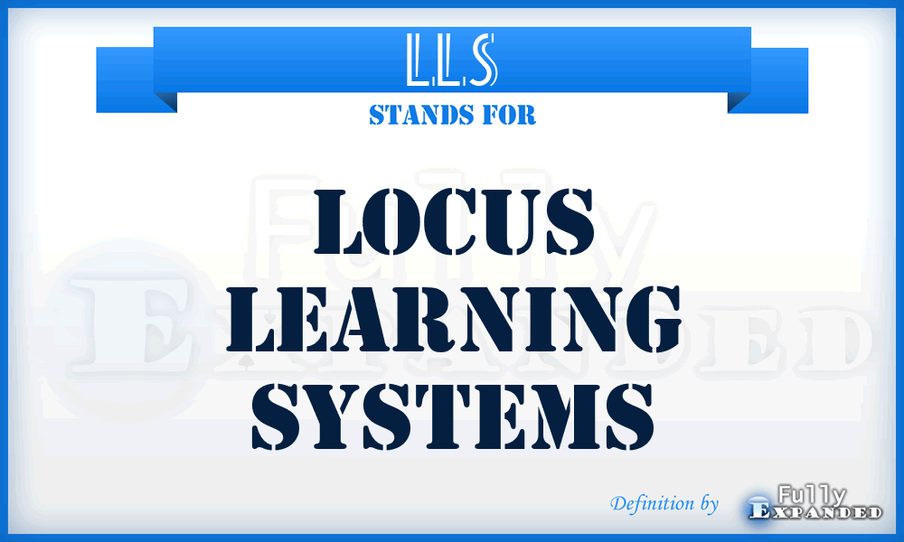 LLS - Locus Learning Systems