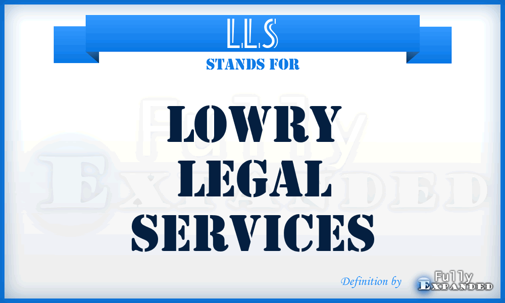 LLS - Lowry Legal Services