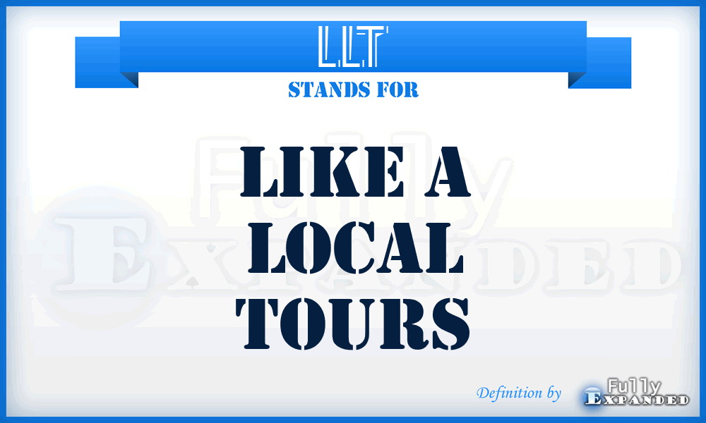 LLT - Like a Local Tours