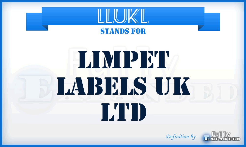 LLUKL - Limpet Labels UK Ltd