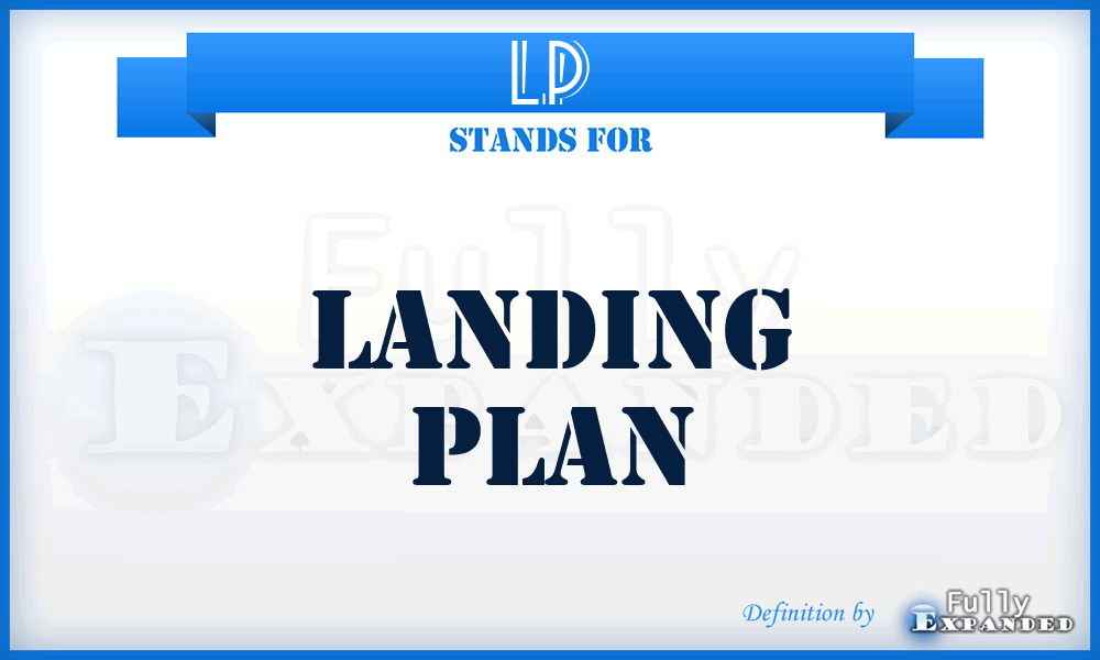 LP - Landing Plan