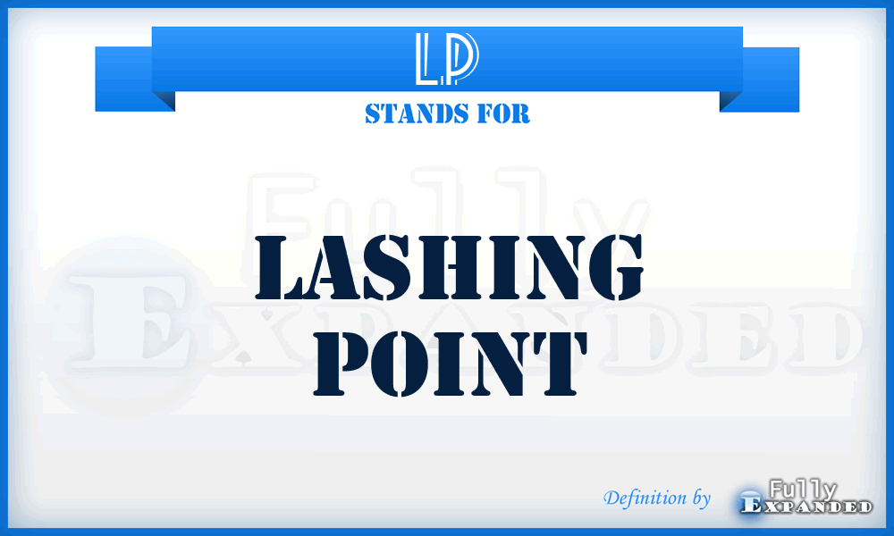 LP - Lashing Point
