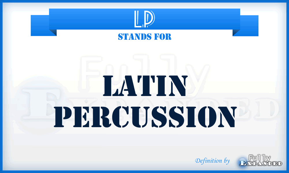LP - Latin Percussion