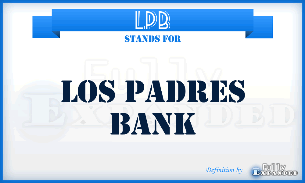 LPB - Los Padres Bank