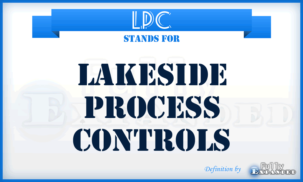LPC - Lakeside Process Controls