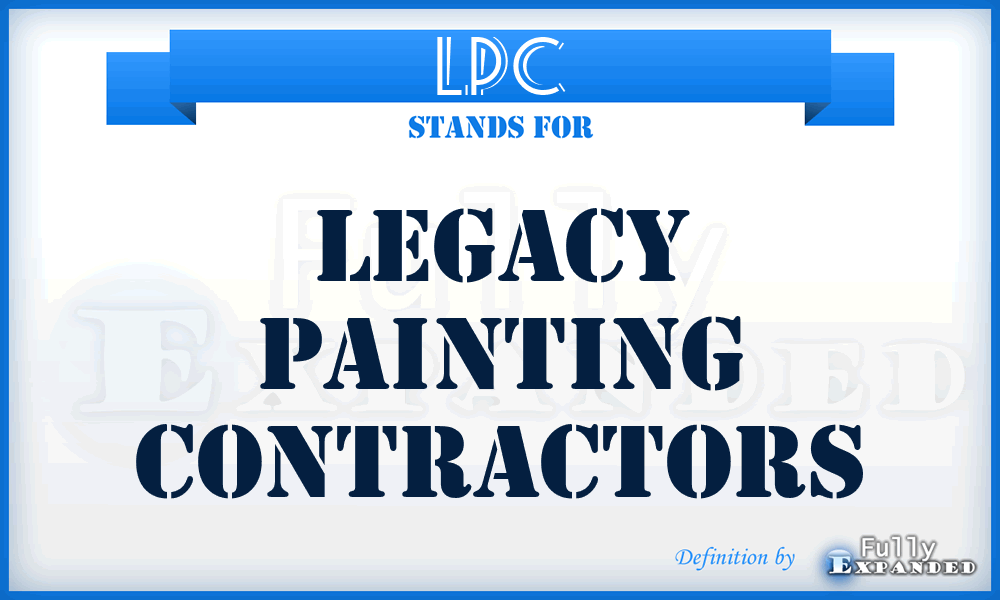 LPC - Legacy Painting Contractors
