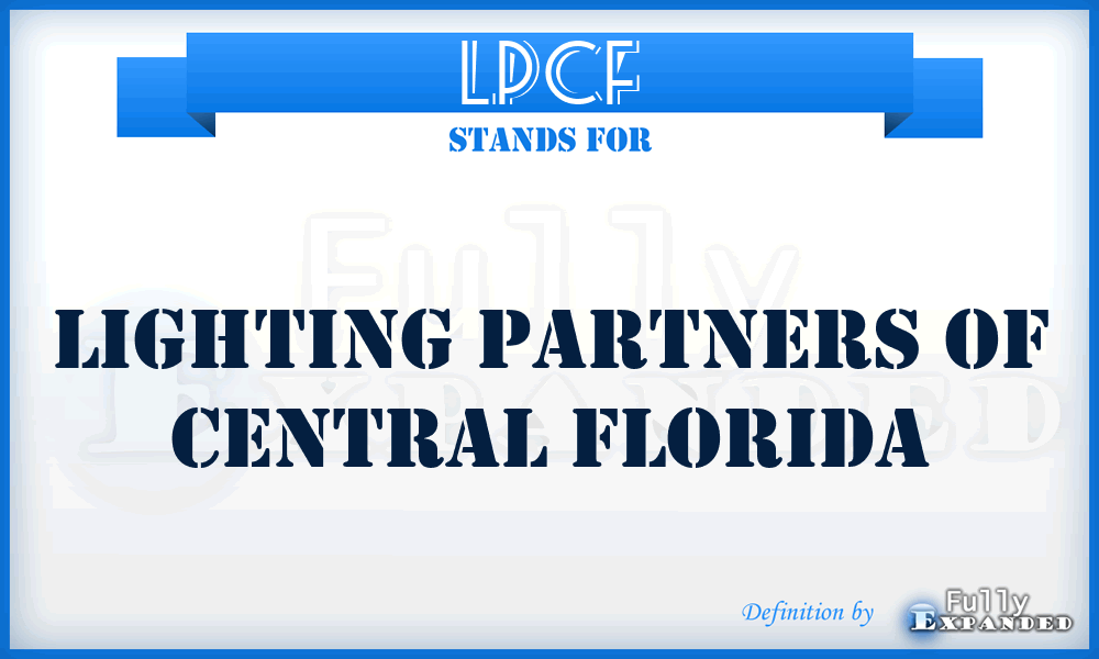 LPCF - Lighting Partners of Central Florida