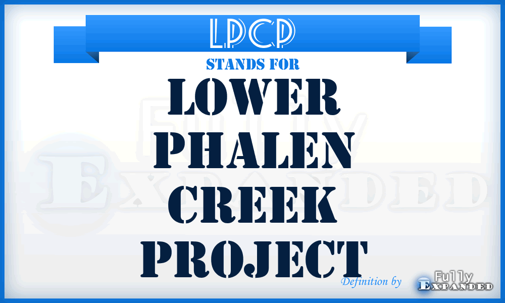 LPCP - Lower Phalen Creek Project