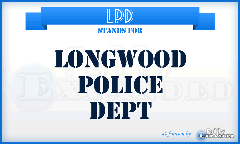 LPD - Longwood Police Dept