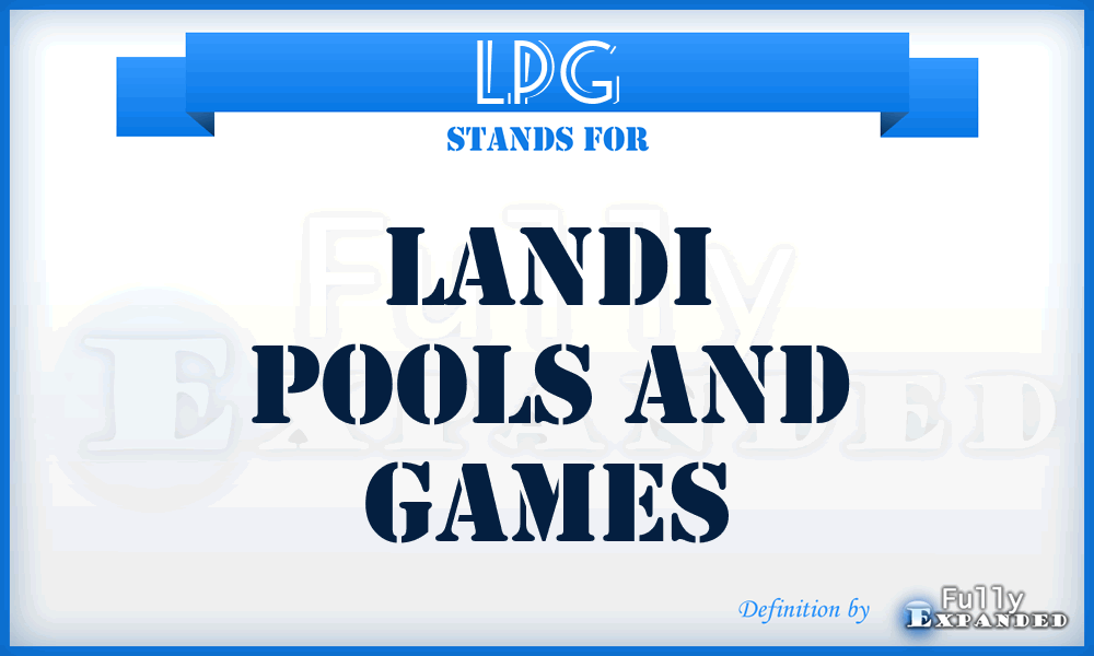LPG - Landi Pools and Games