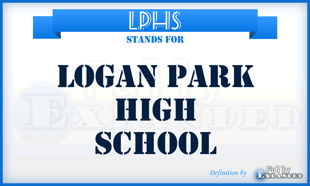 LPHS - Logan Park High School