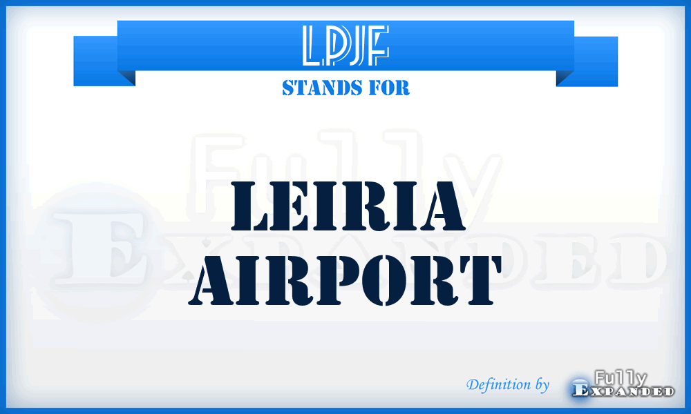 LPJF - Leiria airport