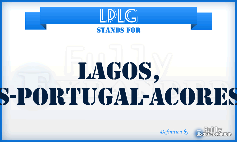 LPLG - Lagos, S-Portugal-Acores