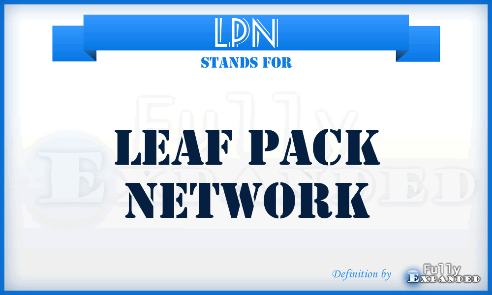 LPN - Leaf Pack Network