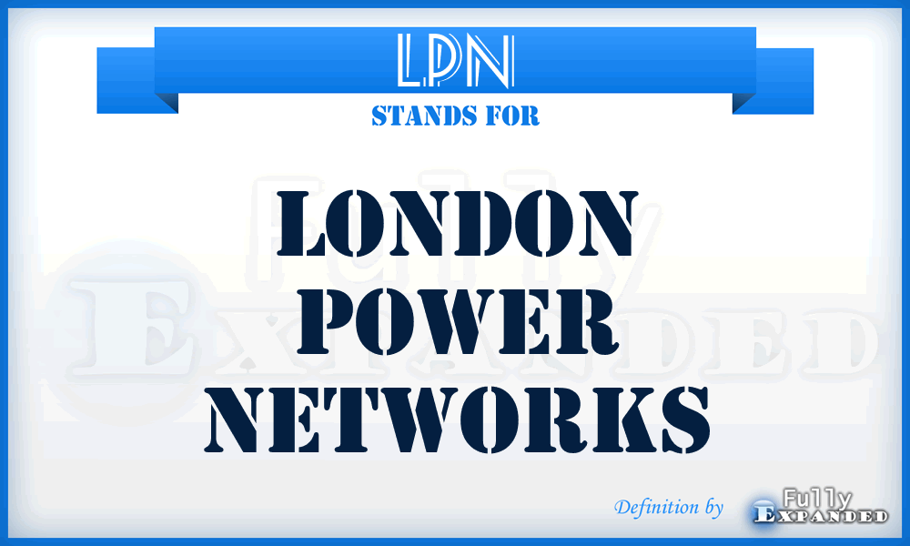 LPN - London Power Networks