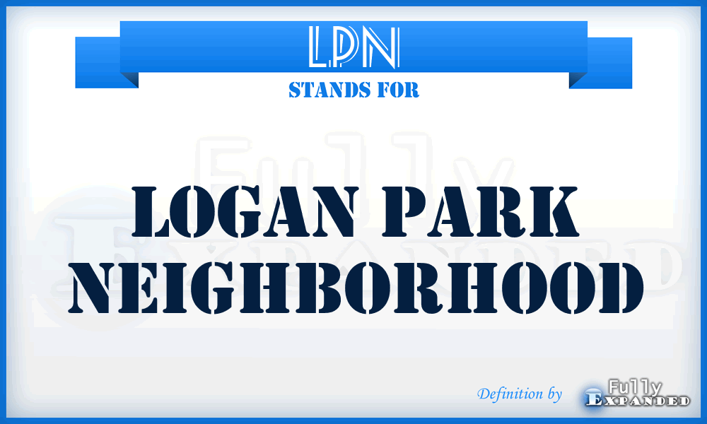LPN - Logan Park Neighborhood