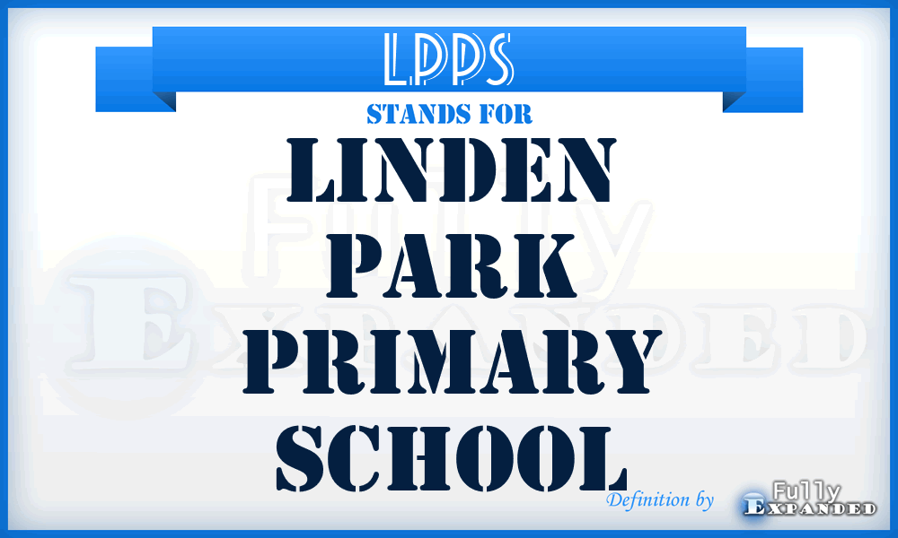 LPPS - Linden Park Primary School