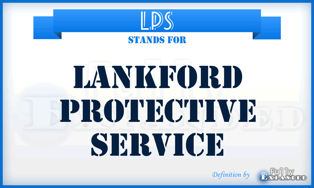 LPS - Lankford Protective Service