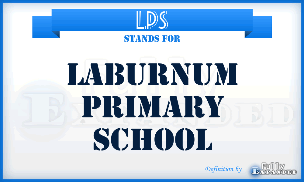 LPS - Laburnum Primary School