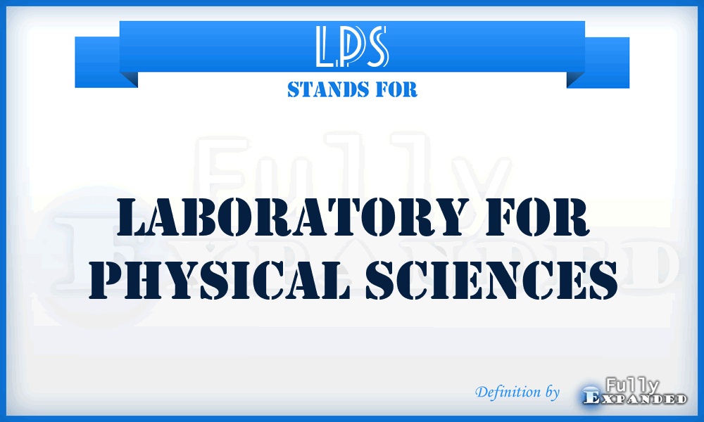 LPS - Laboratory for Physical Sciences
