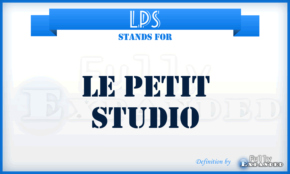 LPS - Le Petit Studio