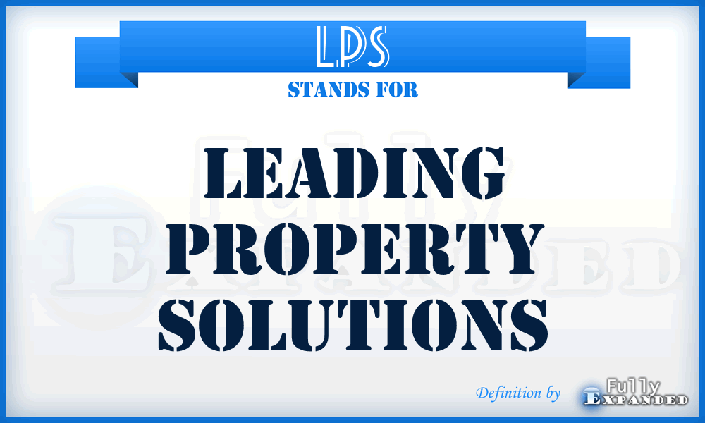 LPS - Leading Property Solutions