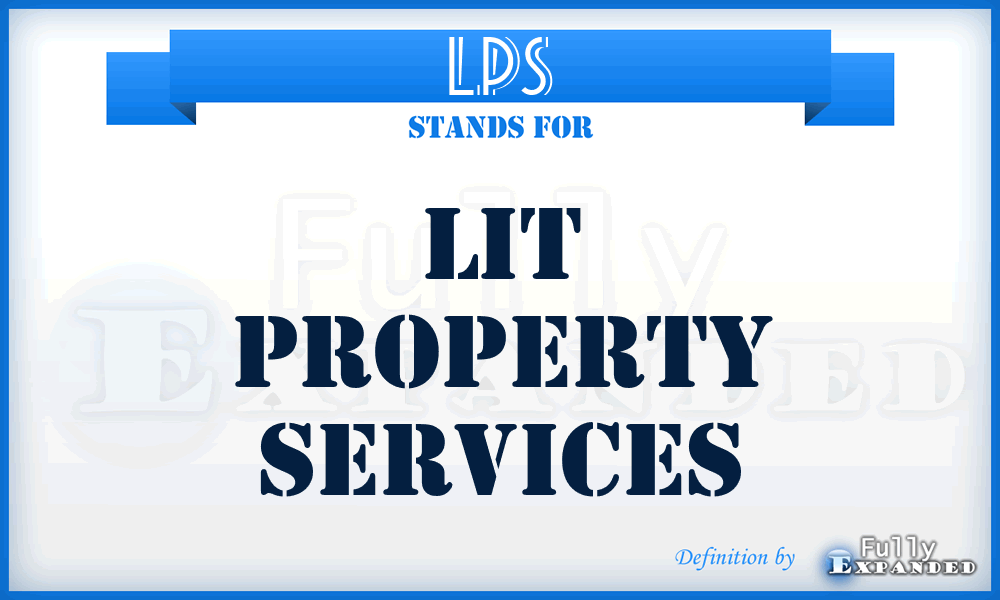 LPS - Lit Property Services