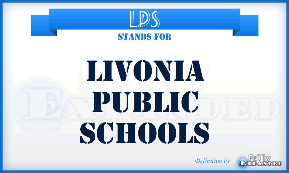 LPS - Livonia Public Schools