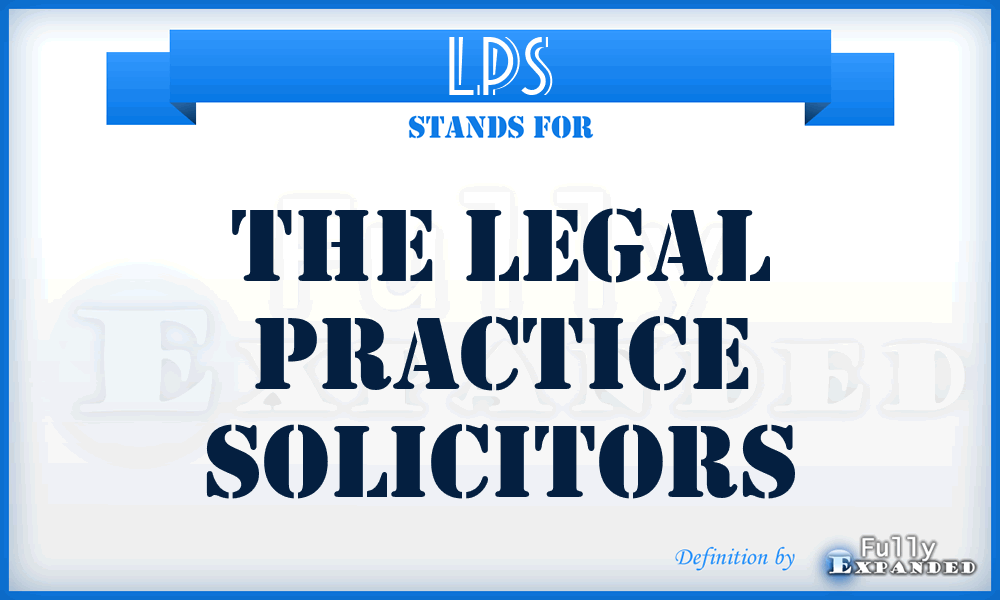 LPS - The Legal Practice Solicitors