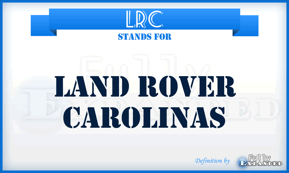 LRC - Land Rover Carolinas