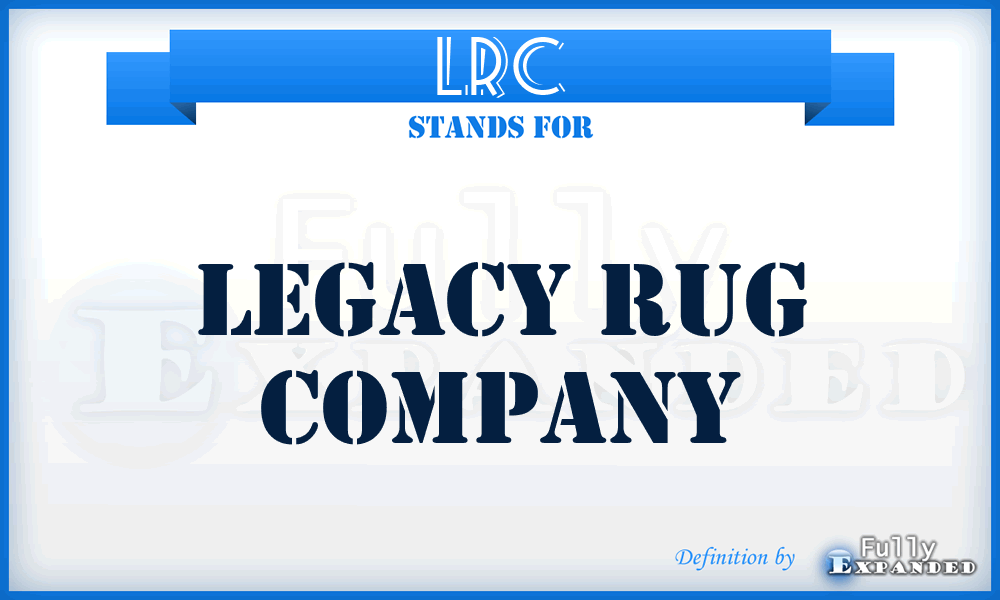 LRC - Legacy Rug Company