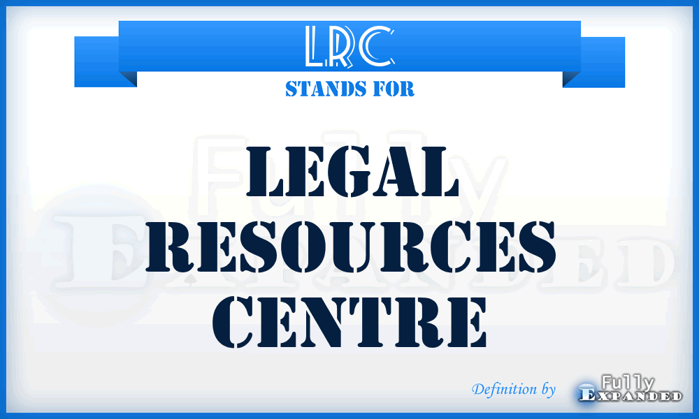 LRC - Legal Resources Centre